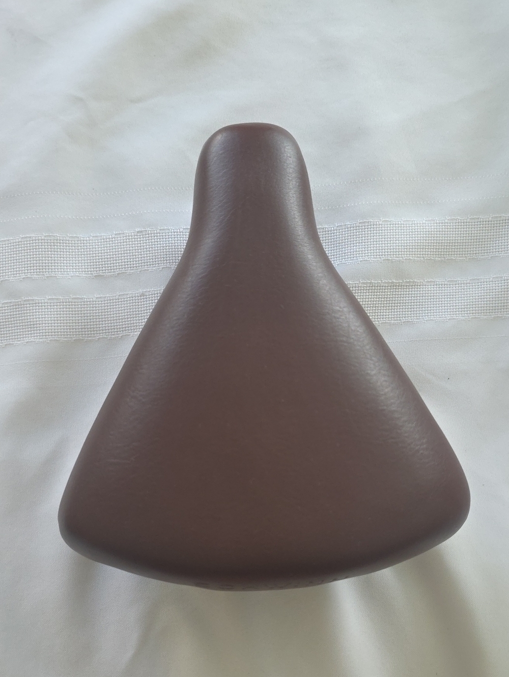 Schwinn Brown Leather And Chrome Bike Seat For Beach Cruiser New Without Tags